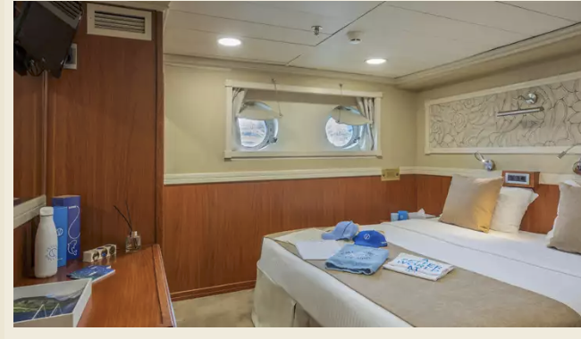 Category B cabin on M/S Galileo - Lower Deck with portholes